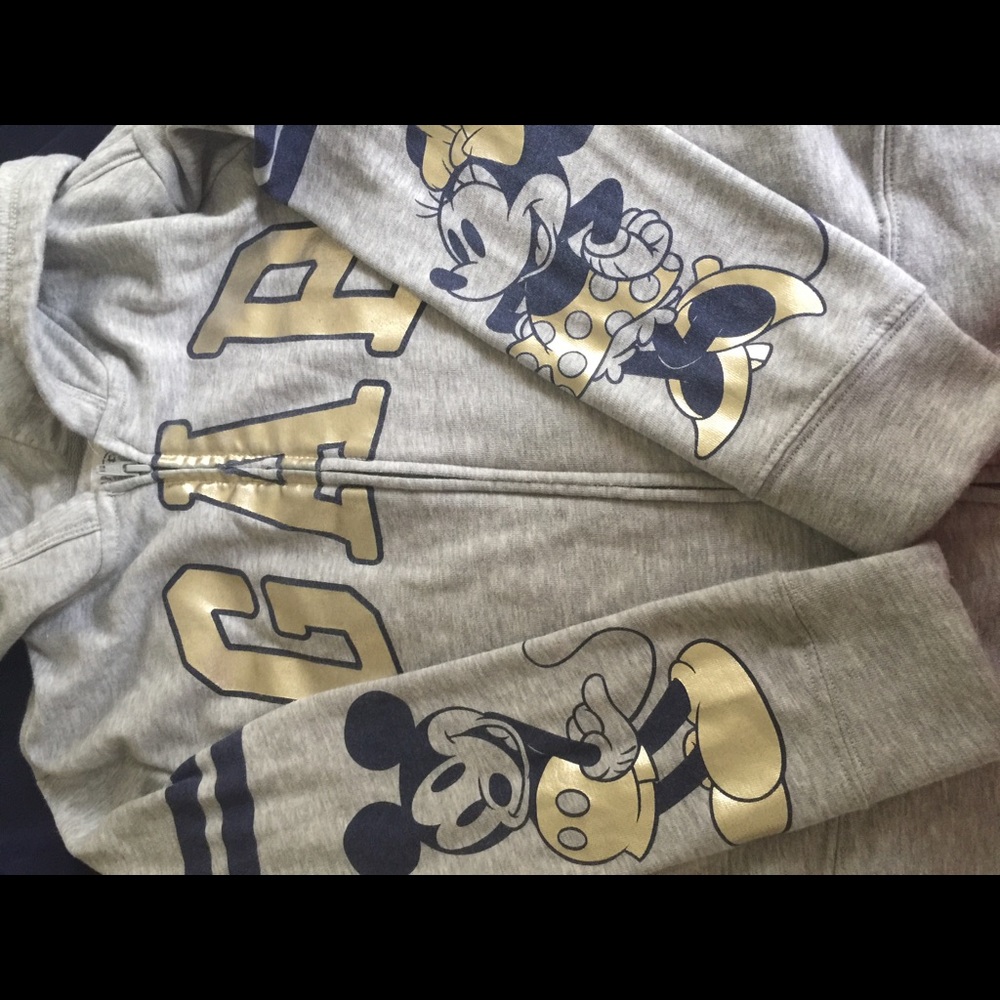 Disney Gap Kids grey hoodie.  girls XL